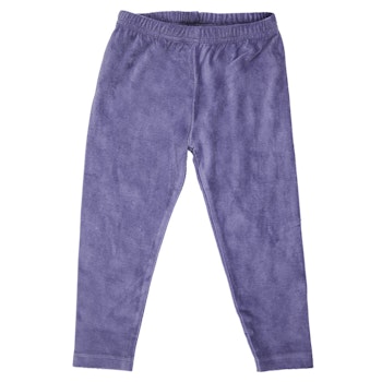 Warme, weiche Velour Leggings samtblau