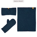 Vorschaubild Damen Loop Baby Alpaka Merinowolle Mix blau