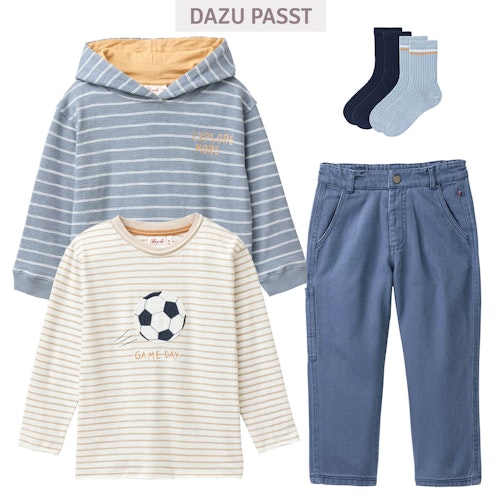 Edle Twill-Stretch Hose hellblau