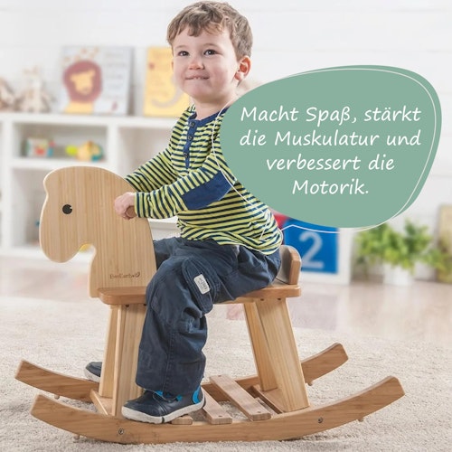 Schaukelpferd Bambus ab 1 Jahr