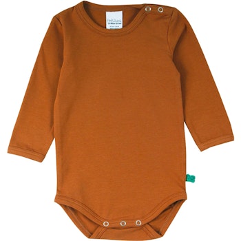 Basic Body langarm in braun