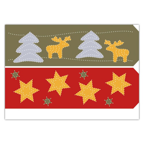 Prickelvorlagen Weihnachten – 10 Bögen aus Recyclingpapier