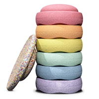 6+1 Board Stapelstein® Pastel Set