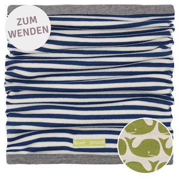 Wende Schlauchschal Ringel marine