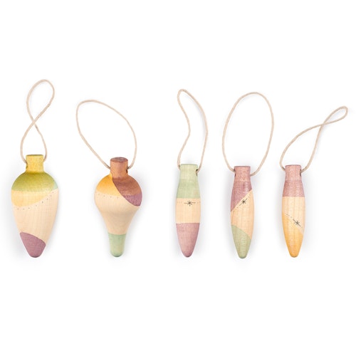 Holz Ornamente Weihnachtsbaumschmuck Twinkle Mist