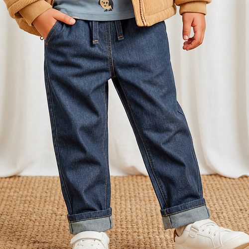 Cordhose gefüttert Denim Blau