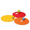 Vorschaubild GRIMMS X Stapelstein® 3 Kullerscheiben und 3 Kugeln warm classic