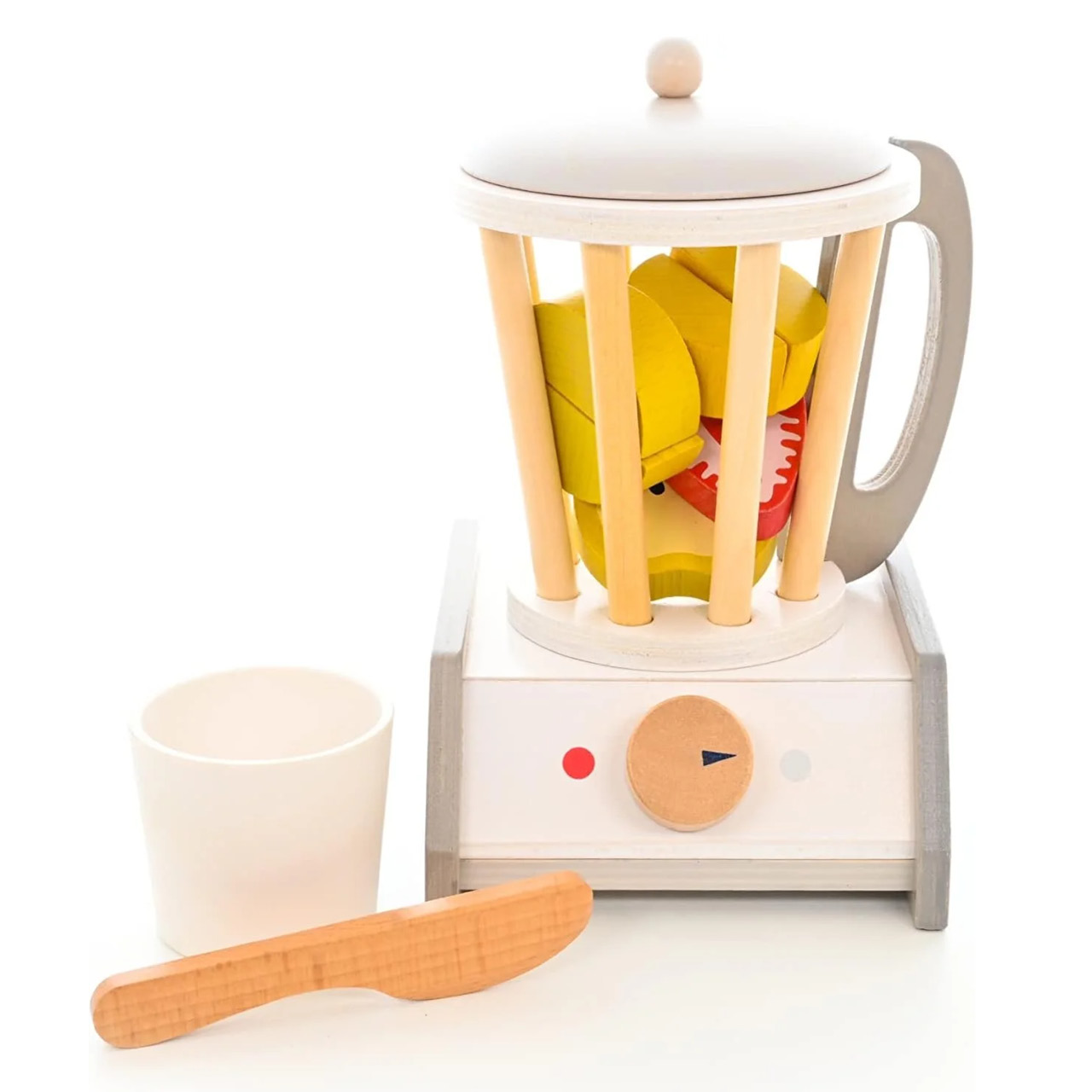 Smoothie Mixer Holz – Spielküchen-Zubehör