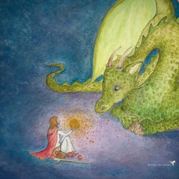 Silhouette Eentje van Margo - Kleiner Drache