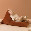 Vorschaubild Waschbarer Sitzsack für Kinder – Öko-Samt