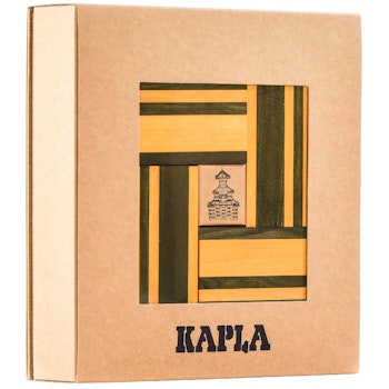 Steine Buch und Farben 40er Set (gelb/grün)