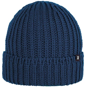 Erwachsenen und Jungend onesize Umschlag Beanie Wolle ink