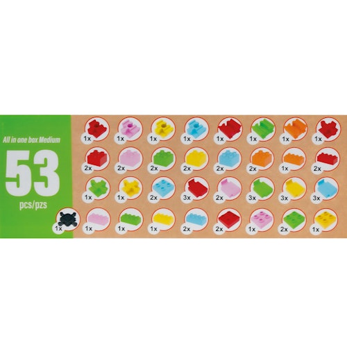 All in One Verbindungen + Schrägen + Brückenpfeiler  53 Tlg