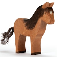 Islandpferd Hrókur Holzfigur 12 cm