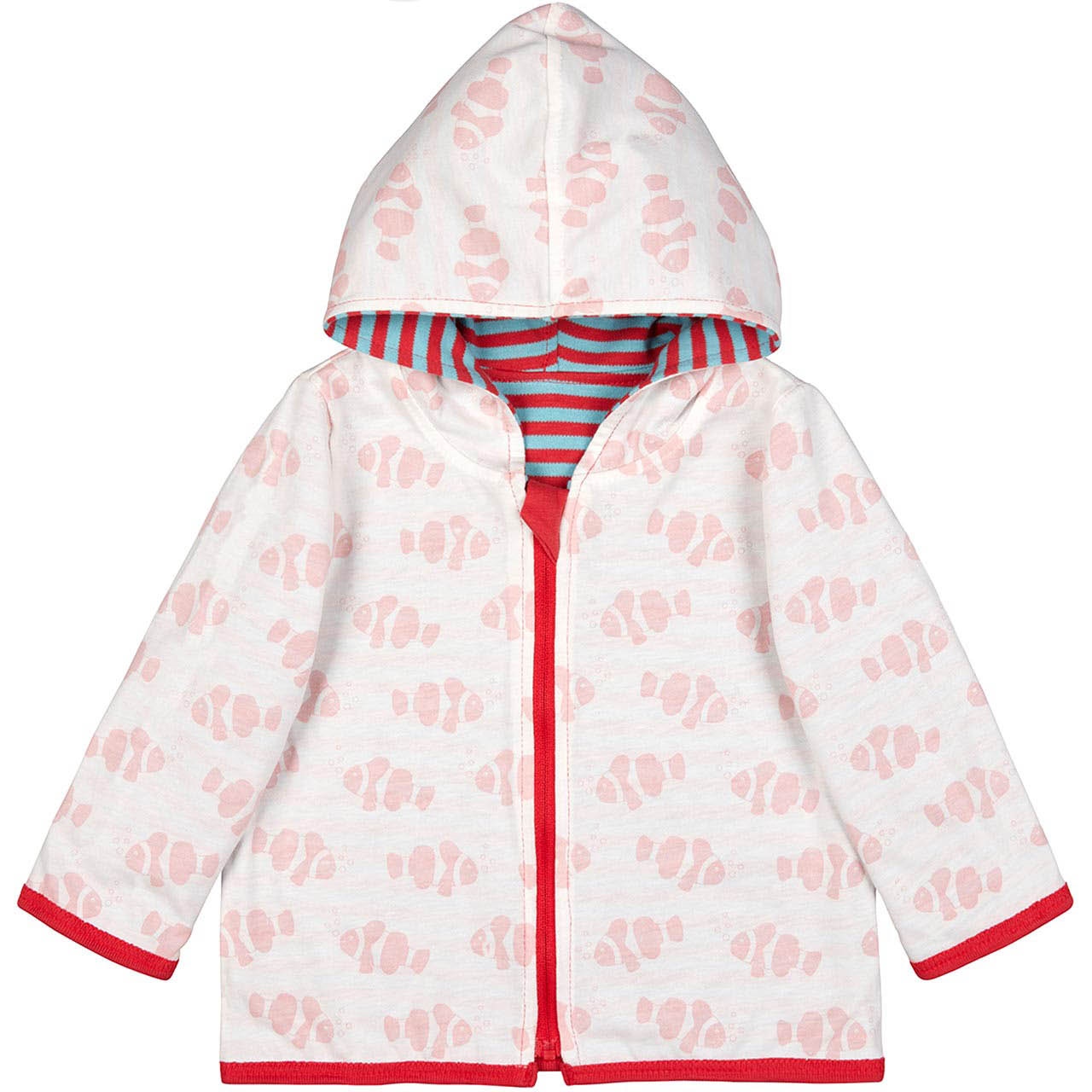 Wendejacke Kapuze Ringel