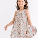 Vorschaubild Musselin Kleid ohne Arm