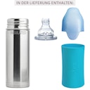 Vorschaubild Isolierte Kleinkindflasche ab 6 Monate Trinklernaufsatz blau