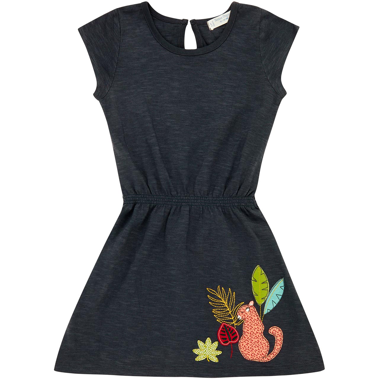 Leichtes Sommer Kleid Papageien