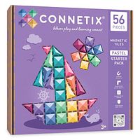 Connetix Magnetbausteine Starterset 56 Teile – pastell