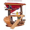 Vorschaubild Wikinger 4 Holzpuppen mit Filz