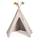 Vorschaubild Kinder Tipi Bio Baumwolle 135 x 135 x 150 cm  grau