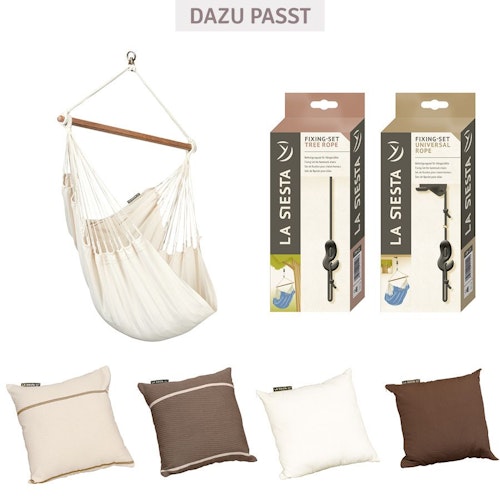 Hängestuhl Basic 105x140 cm Modesta Bio Latte
