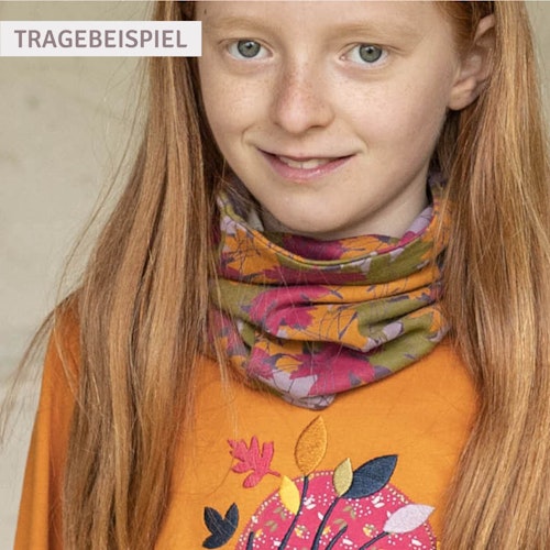 Schlauchschal Streifen beere