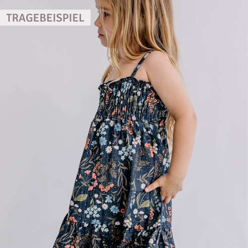 Leichtes Trägerkleid Musselin Kirschen