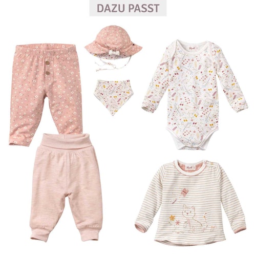 Wende Dreiecktuch Gänseblümchen rosa-beige