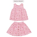 Vorschaubild Musselin Bluse kurzarm Blumen