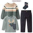 Vorschaubild Pullover People Wear Organic Strick langarm Motiv