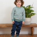 Vorschaubild Denim Jeanshose Bündchen