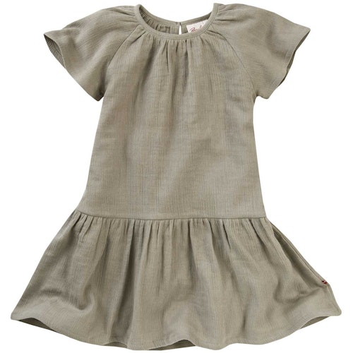 Leichtes Musselin Kleid kurzarm