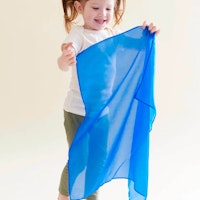 Spieltuch Seide dunkelblau klein 53 x 53 cm