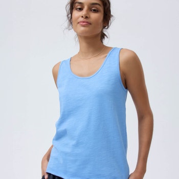 Weiches Damen Tank Top himmelblau