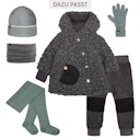 Vorschaubild Wolle Plüsch-Mantel