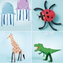 Vorschaubild Hexentreppen-Set „Tiere“ – Set für 11 Figuren