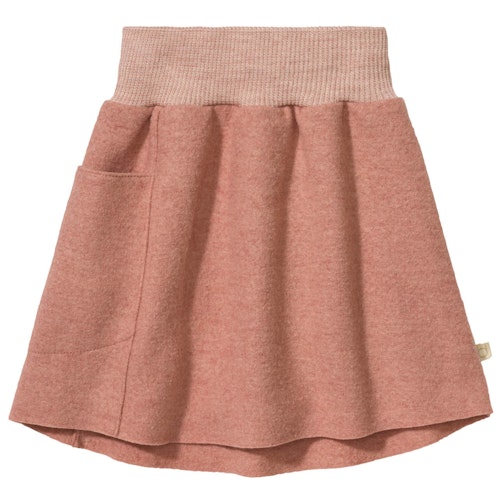 Warmer Woll Rock mit Strickbund