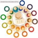 Vorschaubild Rings 12er Set in 12 Farben f. Jahreszeitenkalender ab 18 M.