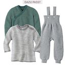 Vorschaubild Strickjacke Disana Wickel langarm Schurwolle