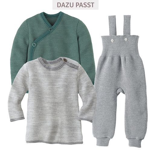 Strickjacke Disana Wickel langarm Schurwolle