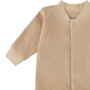 Vorschaubild Velours Babyjacke aus Bio Baumwolle