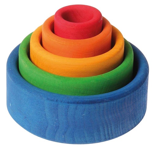 Holzschalen Set ab 1 Jahr blau