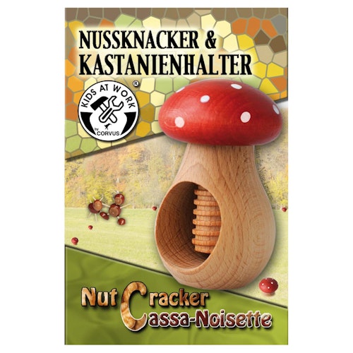 Nussknacker und Kastanienhalter Pilz