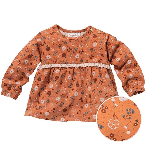 Lockeres Langarmshirt Blümchen