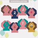 Vorschaubild Raglanshirt Zahlen langarm