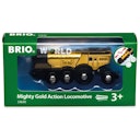 Vorschaubild Goldene Batterielok mit Licht und Sound ab 3 Jahren