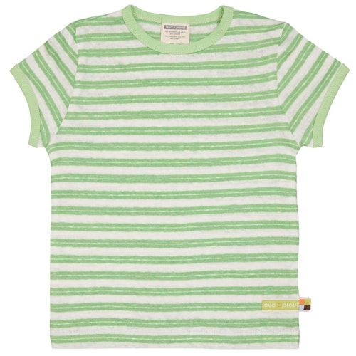 Leichtes Leinen Shirt kurzarm Streifen