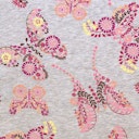 Vorschaubild Leichte, lockere Jersey Hose Schmetterlinge