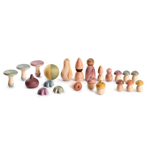 Holzfiguren Set 22 Teile Moonlight Tale